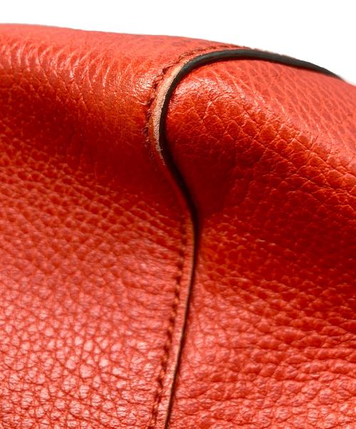 GUCCI（グッチ）GUCCI (グッチ) スウィング レザー トートバッグ レッドの古着・服飾アイテム