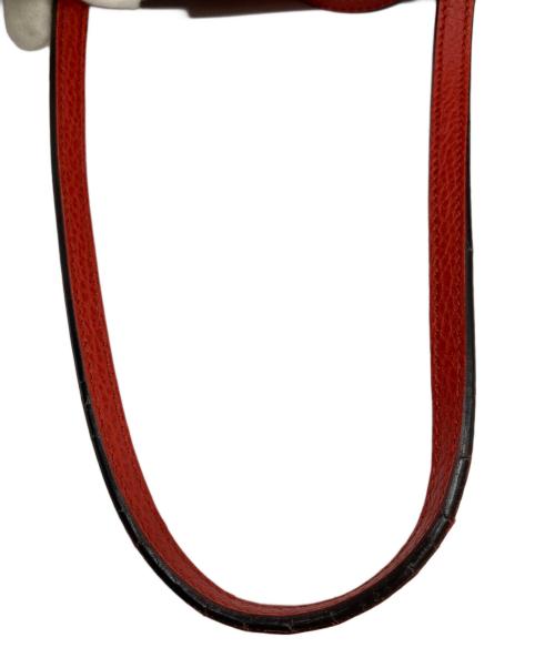 GUCCI（グッチ）GUCCI (グッチ) スウィング レザー トートバッグ レッドの古着・服飾アイテム