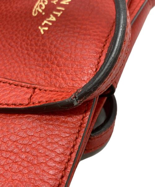 GUCCI（グッチ）GUCCI (グッチ) スウィング レザー トートバッグ レッドの古着・服飾アイテム