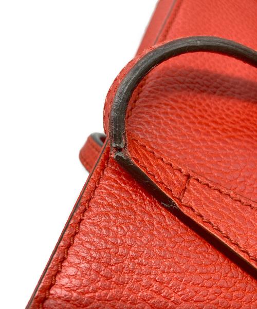 GUCCI（グッチ）GUCCI (グッチ) スウィング レザー トートバッグ レッドの古着・服飾アイテム