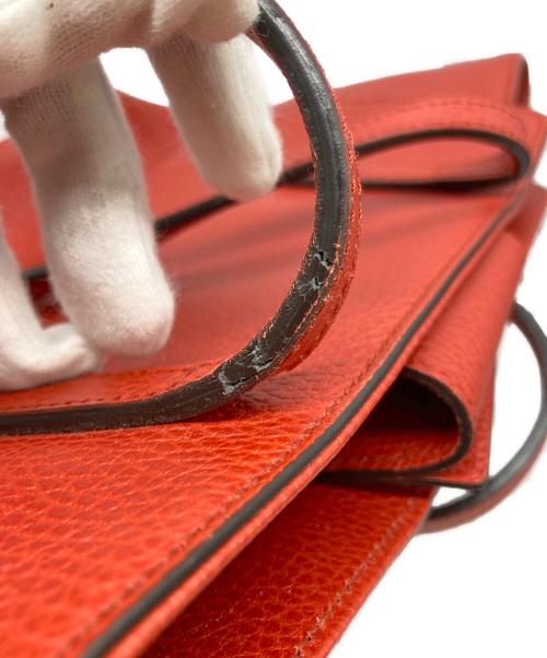 GUCCI（グッチ）GUCCI (グッチ) スウィング レザー トートバッグ レッドの古着・服飾アイテム