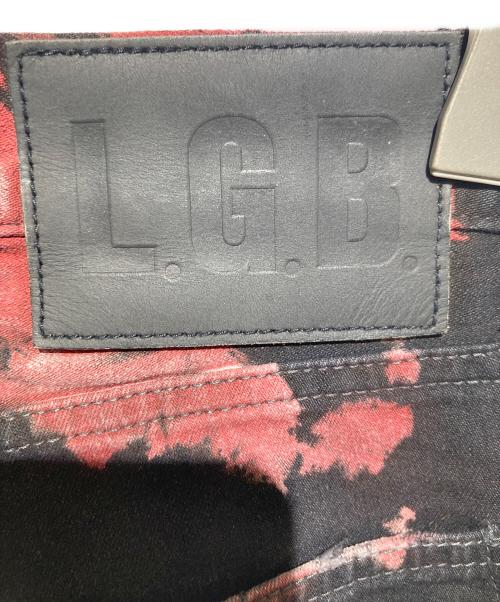 L.G.B（ルグランブルー）L.G.B (ルグランブルー) S-WOLF/BR+REDダメージデニムパンツ ブラック サイズ:30の古着・服飾アイテム