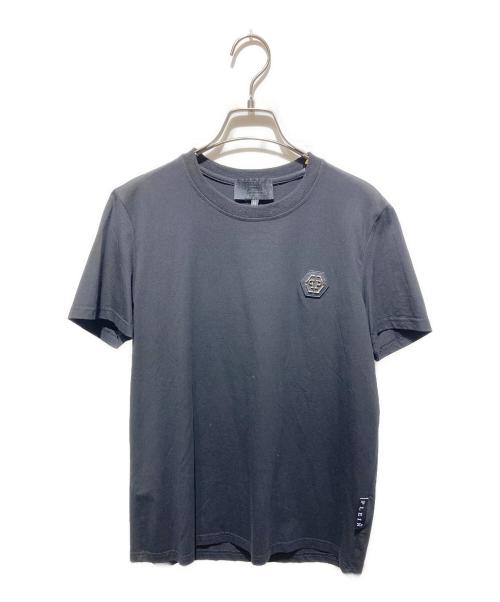 philipp plein（フィリッププレイン）PHILIPP PLEIN (フィリッププレイン) プリントカットソー ブラック サイズ:Mの古着・服飾アイテム