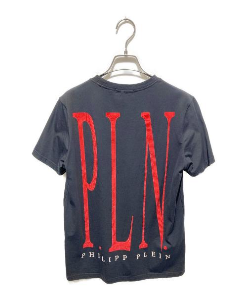 philipp plein（フィリッププレイン）PHILIPP PLEIN (フィリッププレイン) プリントカットソー ブラック サイズ:Mの古着・服飾アイテム