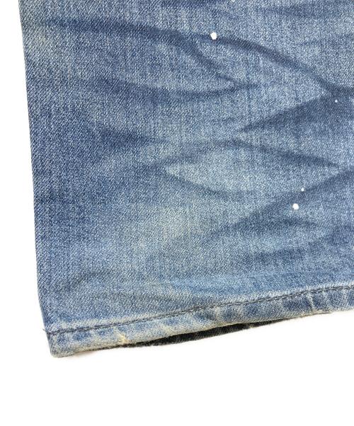 Francis T MOR.K.S（フランシストモークス）Francis T MOR.K.S (フランシストモークス) 装飾デニムパンツ インディゴ サイズ:2の古着・服飾アイテム