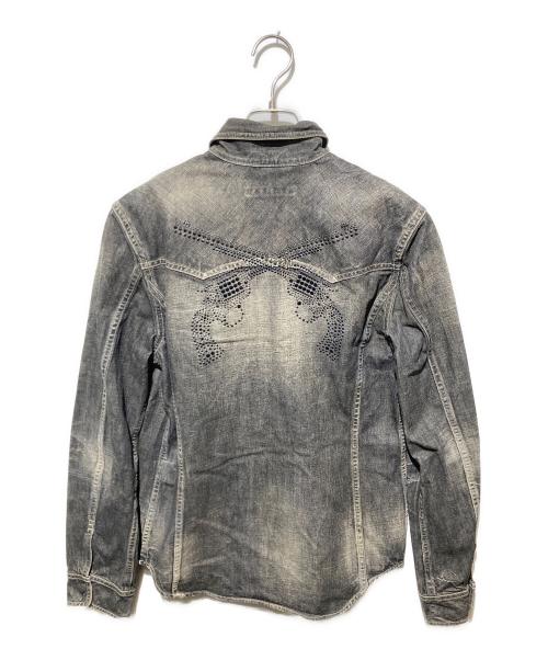 roar（ロアー）roar (ロアー) スタッズデニムジャケット ブラック サイズ:2の古着・服飾アイテム