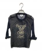 GANNIガニー）の古着「Sheer Jacquard Top」｜ブラック