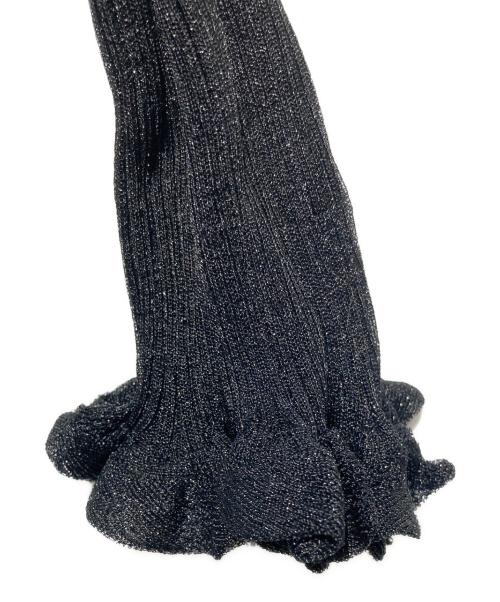 GANNI（ガニー）Ganni (ガニー) Sheer Jacquard Top ブラック サイズ:Sの古着・服飾アイテム