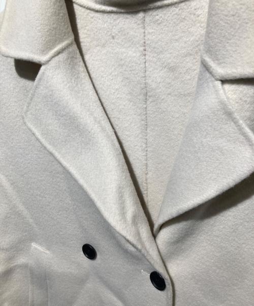 allureville（アルアバイル）allureville (アルアバイル) ビーバーハーフスリーブジレ ホワイト サイズ:2 未使用品の古着・服飾アイテム