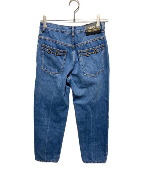 GUCCI（グッチ）GUCCI (グッチ) ホースビット付き 80s フィット デニム パンツ インディゴ サイズ:不明の古着・服飾アイテム