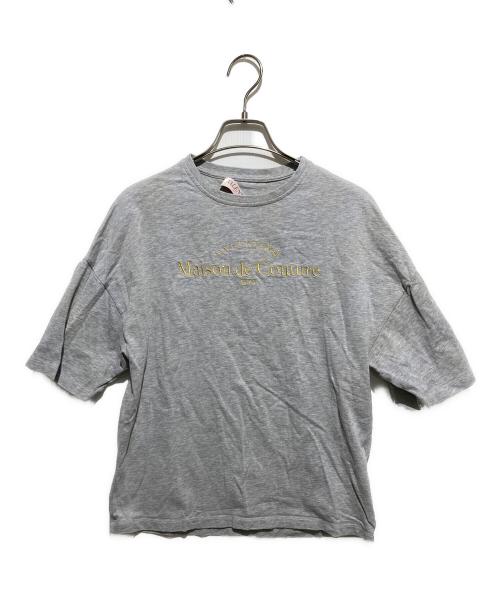 VALENTINO（ヴァレンティノ）VALENTINO (ヴァレンティノ) MAISON De COUTURE Tシャツ グレー サイズ:xxsの古着・服飾アイテム