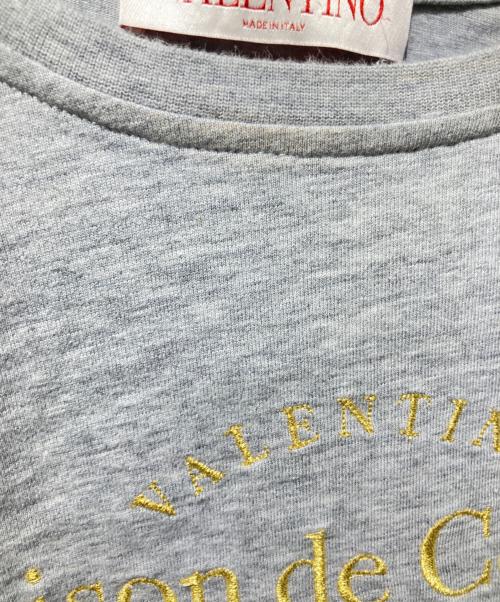 VALENTINO（ヴァレンティノ）VALENTINO (ヴァレンティノ) MAISON De COUTURE Tシャツ グレー サイズ:xxsの古着・服飾アイテム