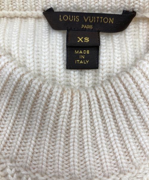 LOUIS VUITTON（ルイ ヴィトン）LOUIS VUITTON (ルイ ヴィトン) カシミヤ混ニット アイボリー サイズ:XSの古着・服飾アイテム