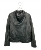 Diagramダイアグラム）の古着「ライダースジャケット」｜ブラック