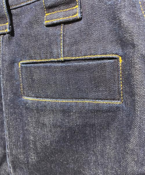 LOUIS VUITTON（ルイ ヴィトン）LOUIS VUITTON (ルイ ヴィトン) フロントジップデニムスカート インディゴ サイズ:38の古着・服飾アイテム
