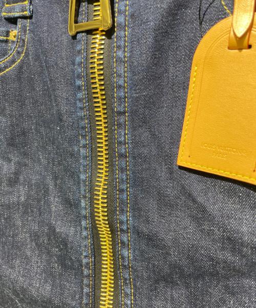 LOUIS VUITTON（ルイ ヴィトン）LOUIS VUITTON (ルイ ヴィトン) フロントジップデニムスカート インディゴ サイズ:38の古着・服飾アイテム