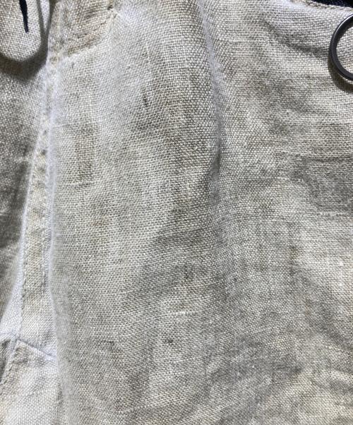 KMRII（ケムリ）KMRii (ケムリ) レーヨンハーフカーゴパンツ ベージュ サイズ:1の古着・服飾アイテム