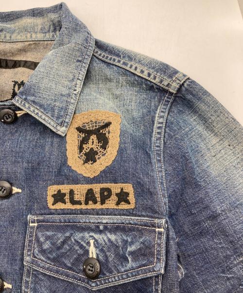 roar（ロアー）roar (ロアー) スタッズデザインデニムシャツ インディゴ サイズ:2の古着・服飾アイテム