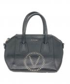 VALENTINOヴァレンティノ）の古着「ロックスタッズデザインショルダーバッグ」｜ブラック