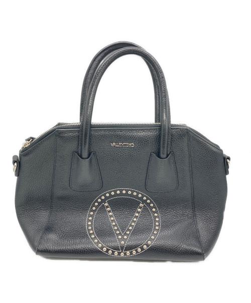VALENTINO（ヴァレンティノ）VALENTINO (ヴァレンティノ) ロックスタッズデザインショルダーバッグ ブラックの古着・服飾アイテム