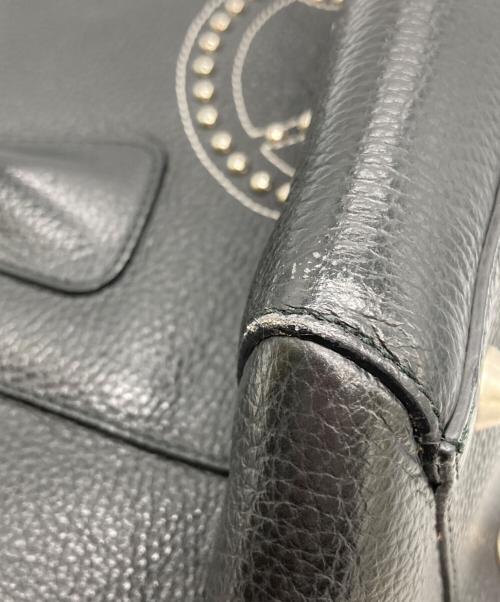 VALENTINO（ヴァレンティノ）VALENTINO (ヴァレンティノ) ロックスタッズデザインショルダーバッグ ブラックの古着・服飾アイテム