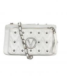 VALENTINO（ヴァレンティノ）の古着「スタッズクロスボディーショルダーバッグ」｜ホワイト