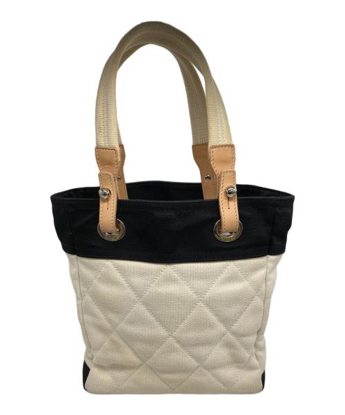 CHANEL（シャネル）CHANEL (シャネル) トートバッグ/パリビアリッツPMトートバッグ ホワイトの古着・服飾アイテム