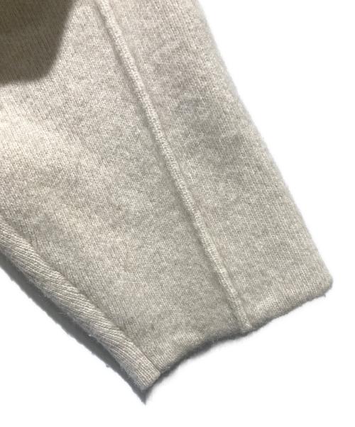 Adam et Rope（アダム エ ロペ）Adam et Rope (アダム エ ロペ) ダブルフェイスニットミドル丈ブルゾン アイボリー サイズ:FREEの古着・服飾アイテム