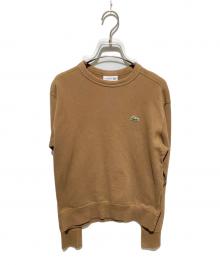 LACOSTE（ラコステ）の古着「プレミアムコットン クルーネックスウェット」｜ブラウン