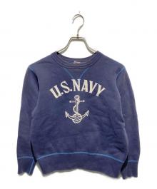 BUZZ RICKSON'S（バズリクソンズ）の古着「US NAVY プリントスウェット」｜ネイビー