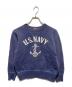 BUZZ RICKSON'S（バズリクソンズ）の古着「US NAVY プリントスウェット」｜ネイビー
