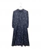 ReFLEcTリフレクト）の古着「フラワープリントワンピース」｜ネイビー