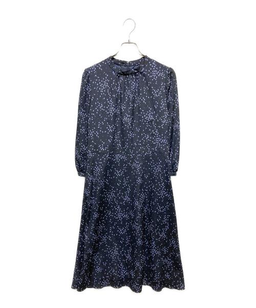 ReFLEcT（リフレクト）ReFLEcT (リフレクト) フラワープリントワンピース ネイビー サイズ:9 未使用品の古着・服飾アイテム