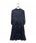 ReFLEcT (リフレクト) フラワープリントワンピース ネイビー サイズ:9 未使用品：7000円