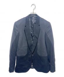 PAUL SMITH（ポールスミス）の古着「切替ウールテーラードジャケット」｜ブラック