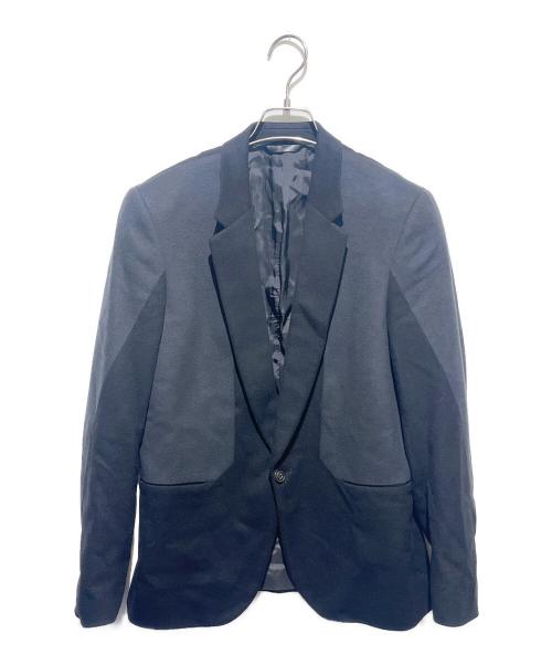 PAUL SMITH（ポールスミス）Paul Smith (ポールスミス) 切替ウールテーラードジャケット ブラック サイズ:Mの古着・服飾アイテム