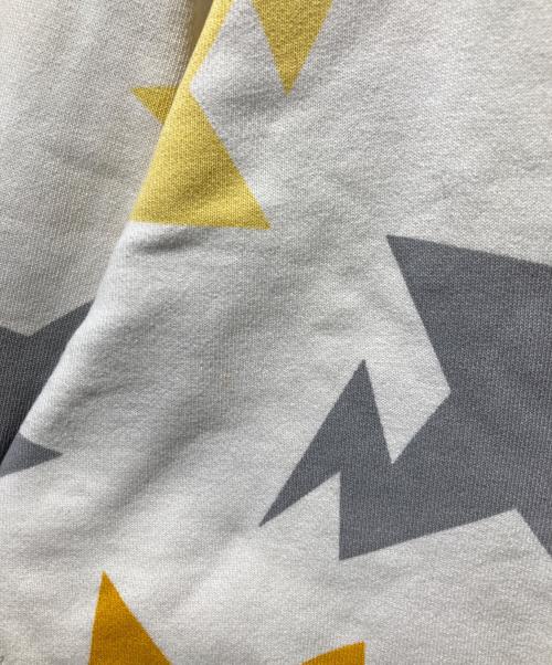 A BATHING APE（ア ベイシング エイプ）A BATHING APE (ア ベイシング エイプ) フルジップスタープリントジップパーカー グレー×ホワイト サイズ:Mの古着・服飾アイテム