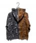 BAPE BY A BATHING APE (ベイプバイアベイシングエイプ) サルカモツートンドッキングジップパーカー グレー×ブラウン サイズ:L：20000円