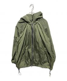 CINOH（チノ）の古着「TYPEWRITER NYLON HOODIE BLOUSON」｜カーキ