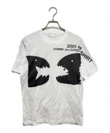 COMME des GARCONS SHIRT（コムデギャルソンシャツ）の古着「01SS プリント魚Ｔシャツ」｜ホワイト