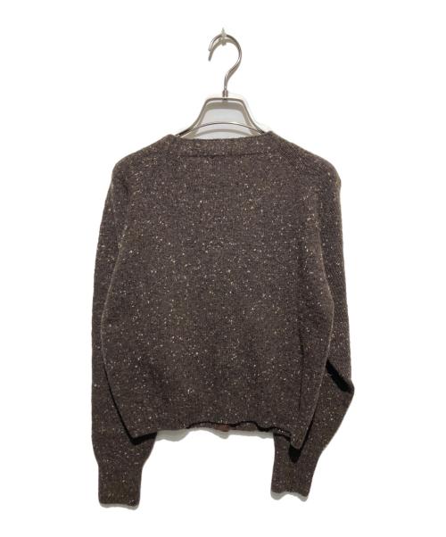 MARGARET HOWELL（マーガレットハウエル）MARGARET HOWELL (マーガレットハウエル) ドネガルウールカーディガン ブラウン サイズ:2の古着・服飾アイテム