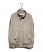 BEAUTY&YOUTHビューティーアンドユース）の古着「2レイヤーナイロンミリタリーブルゾン」｜グレー