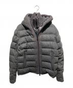 MONCLERモンクレール）の古着「カヌートニット切替ダウンジャケット/CANUT」｜グレー