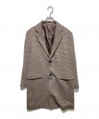 URBAN RESEARCHアーバンリサーチ）の古着「チェック柄チェスターコート」｜ベージュ