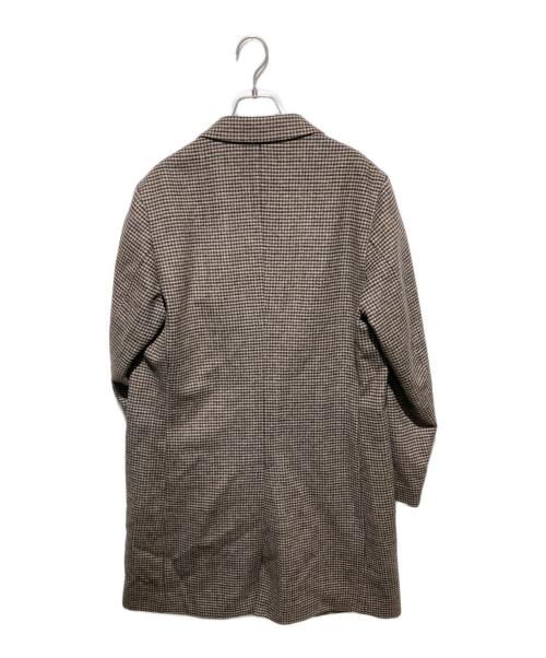 URBAN RESEARCH（アーバンリサーチ）URBAN RESEARCH (アーバンリサーチ) チェック柄チェスターコート ベージュ サイズ:Lの古着・服飾アイテム