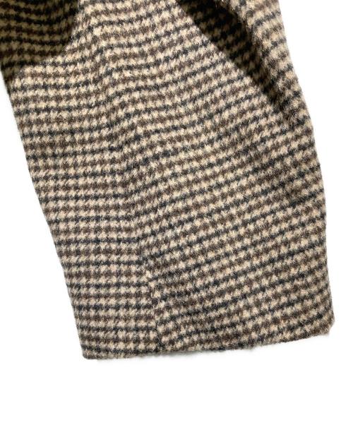 URBAN RESEARCH（アーバンリサーチ）URBAN RESEARCH (アーバンリサーチ) チェック柄チェスターコート ベージュ サイズ:Lの古着・服飾アイテム