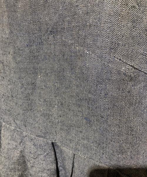 LEINWANDE（ラインヴァンド）LEINWANDE (ラインヴァンド) ウールリネンベルテッドドレス グレー サイズ:FREEの古着・服飾アイテム