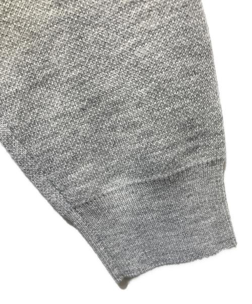 MARY QUANT（マリークヮント）MARY QUANT (マリークヮント) KANGOL (カンゴール) コラボプリントニット ピンク×グレー サイズ:M 未使用品の古着・服飾アイテム