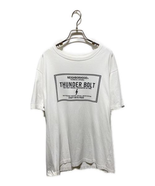 NEIGHBORHOOD（ネイバーフッド）NEIGHBORHOOD (ネイバーフッド) サンダーボルト プリントtシャツ ホワイト サイズ:不明の古着・服飾アイテム