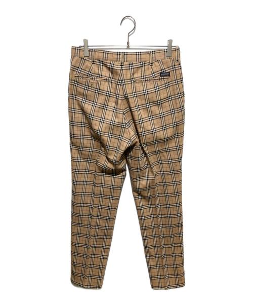 BURBERRY BLACK LABEL（バーバリーブラックレーベル）BURBERRY BLACK LABEL (バーバリーブラックレーベル) ノバチェックパンツ ベージュ サイズ:76の古着・服飾アイテム